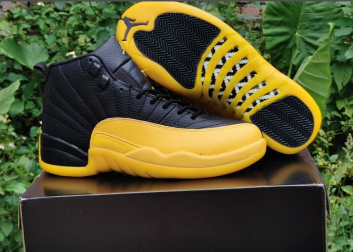 Air Jordan 12 Yellow And Black