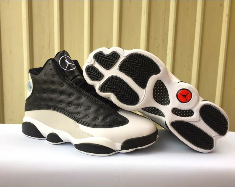 Air Jordan 13 Black And White Love Basketball