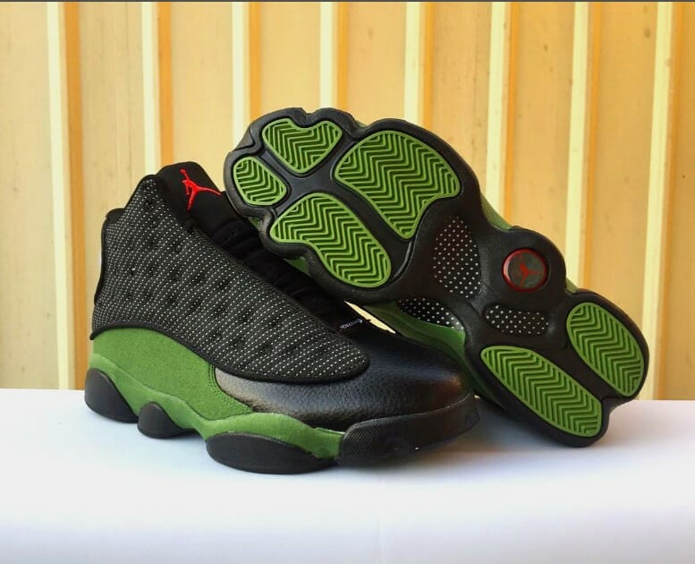 Air Jordan 13 Black Olive Green