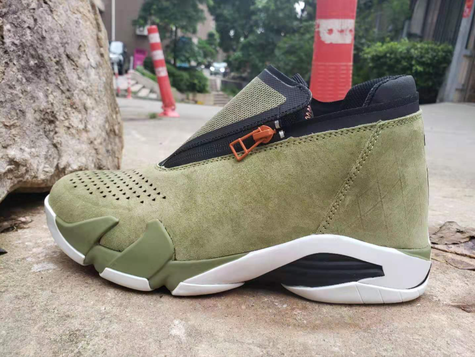 Air Jordan 14 Jumpman Z Olive Green