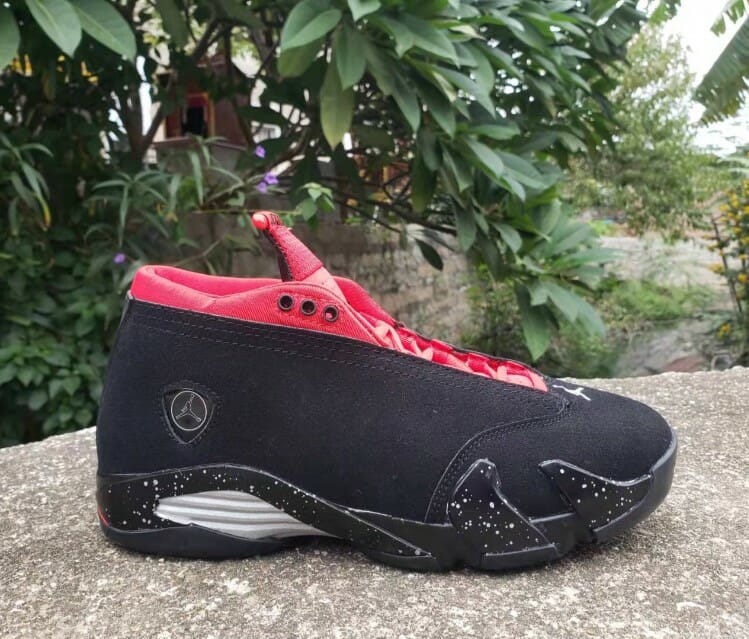 Air Jordan 14 Low Gang Red And Black