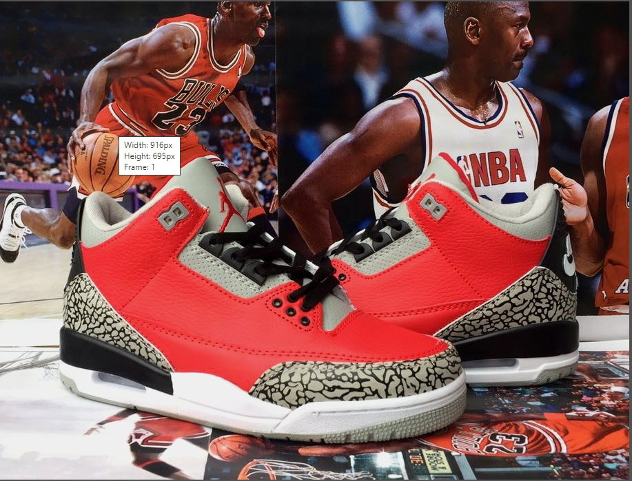 Air Jordan 3 Red And Black