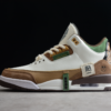 Air Jordan 3 Retro SE White Dark Brown Green