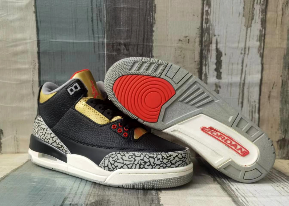 Air Jordan 3 WMNS Black Gold