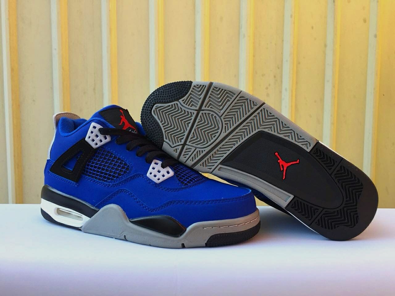 Air Jordan 4 Eminem Blue Black