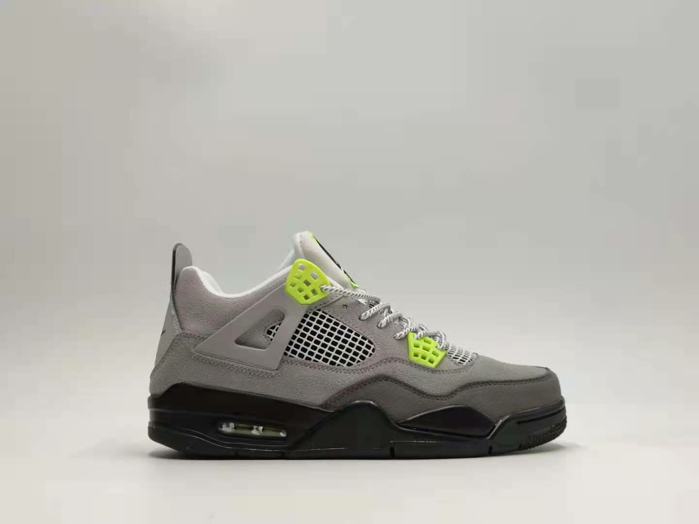 Air Jordan 4 Gray Green