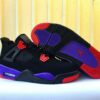 Air Jordan 4 Raptors Black And Purple