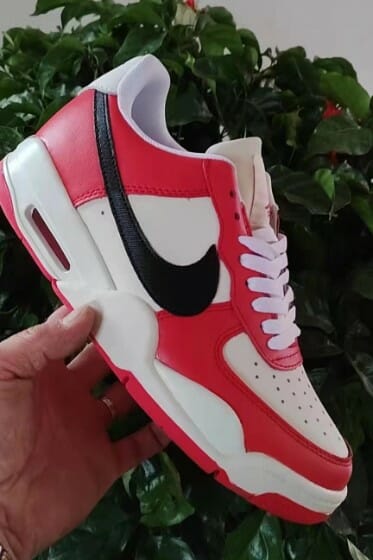 Air Jordan 4 Rice White Red