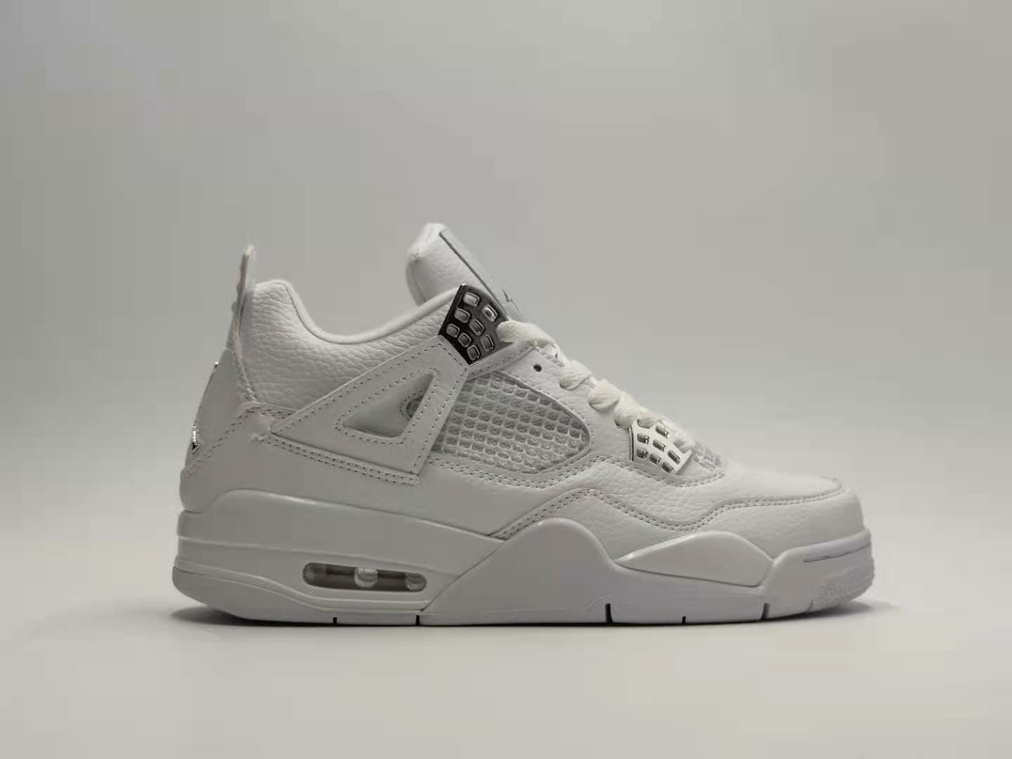 Air Jordan 4 Silver Buckle