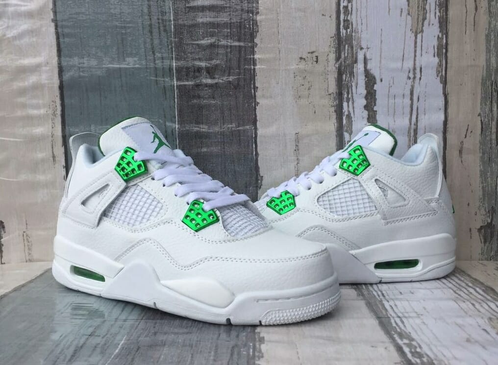 Air Jordan 4 White And Green