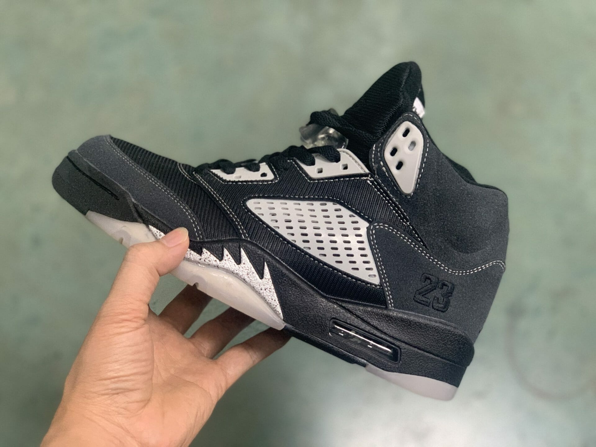 Air Jordan 5 Black Grey