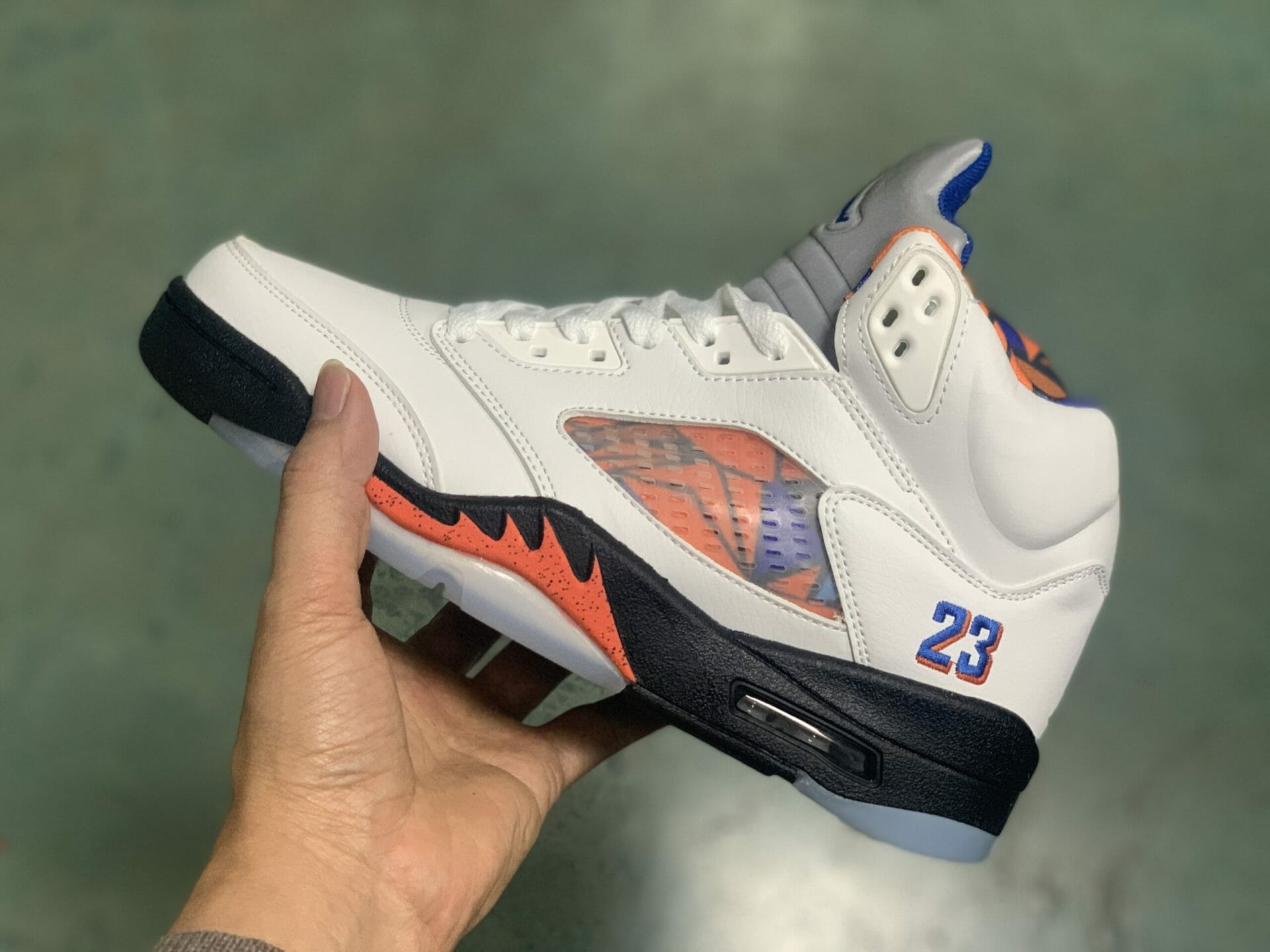 Air Jordan 5 International Flight White Orange