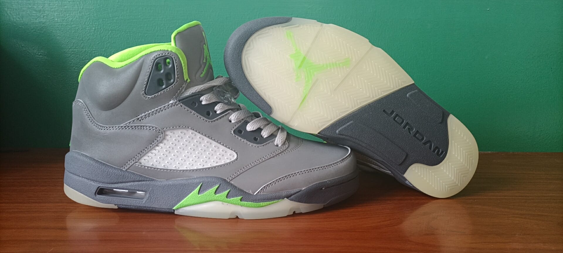 Air Jordan 5 Retro Green Bean