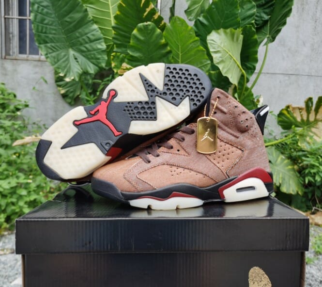 Air Jordan 6 Washed Denim Brown