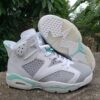 Air Jordan 6 White Gray Green