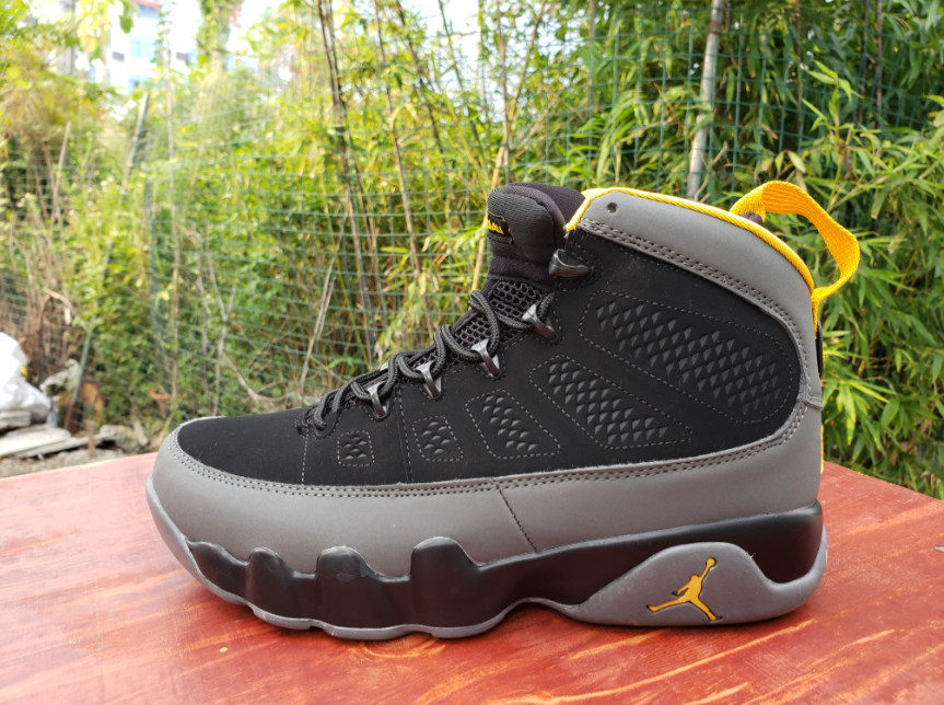 Air Jordan 9 Black Gray Yellow
