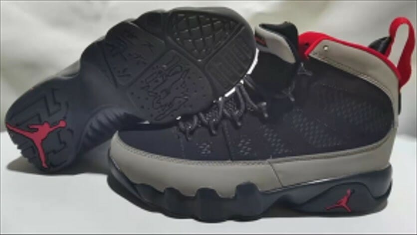 Air Jordan 9 Dark Grey Red
