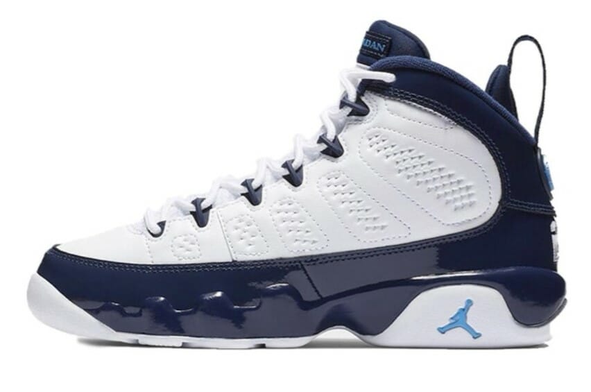 Air Jordan 9 White Blue