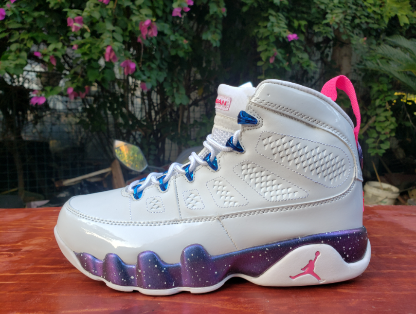 Air Jordan 9 White Galaxy
