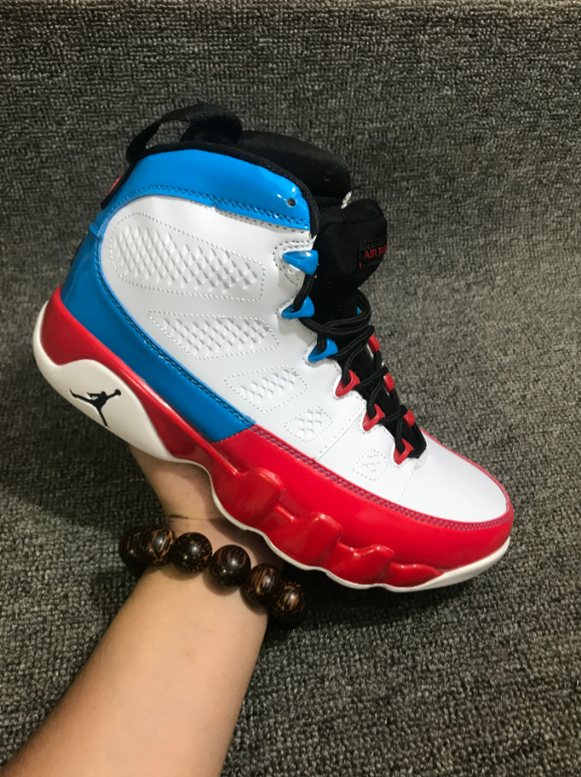 Air Jordan 9 White Jade Red