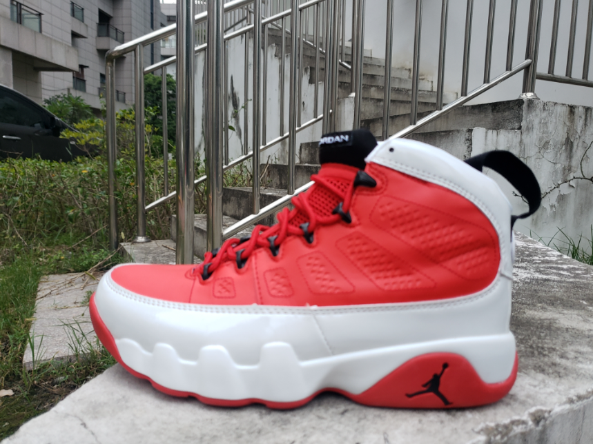 Air Jordan 9 White Red