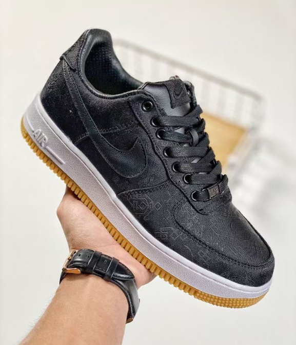 Fragment X CLOT X Air Force 1 'Black'
