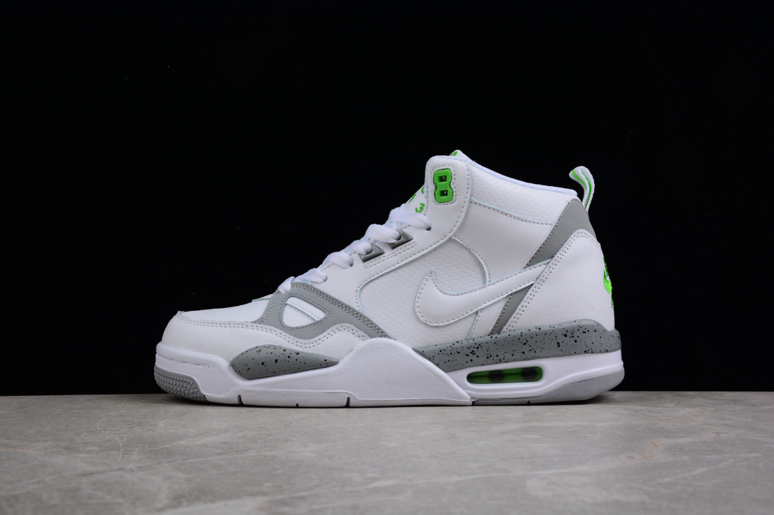NK Air Flight 13 Mid White Grey Green