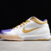 NK Kobe 4 Purple White Varsity Gold Metallic