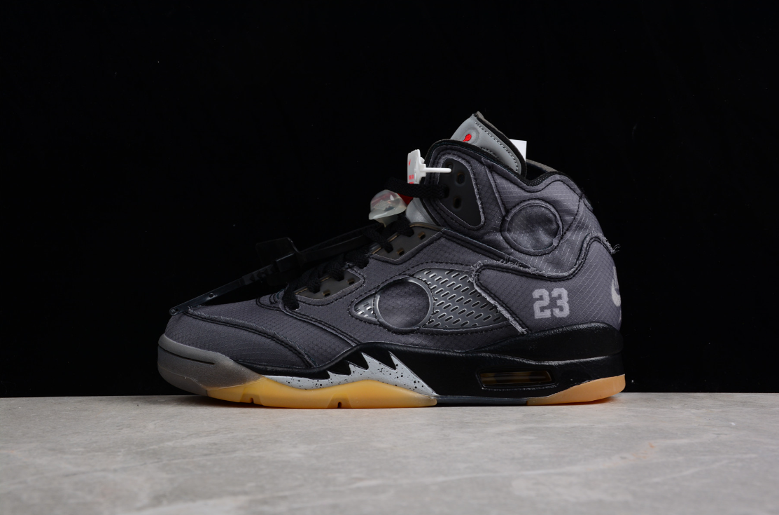 Off-White X Air Jordan 5 Black