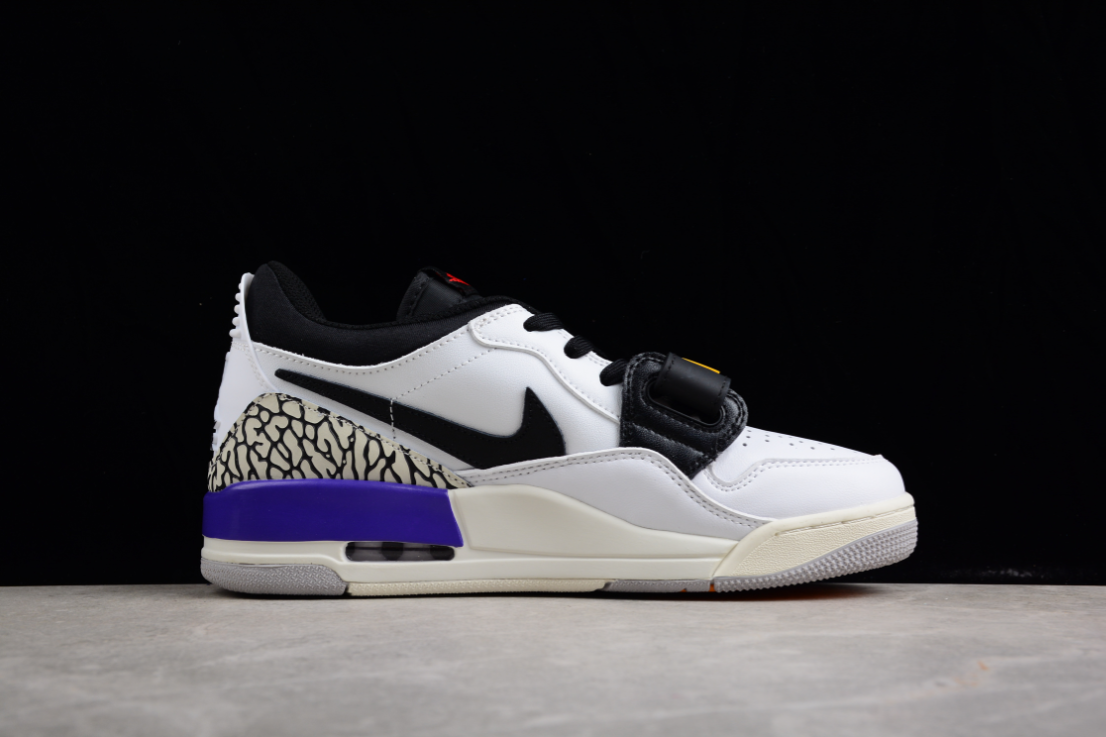 Air Jordan Legacy 312 White Low Lakers
