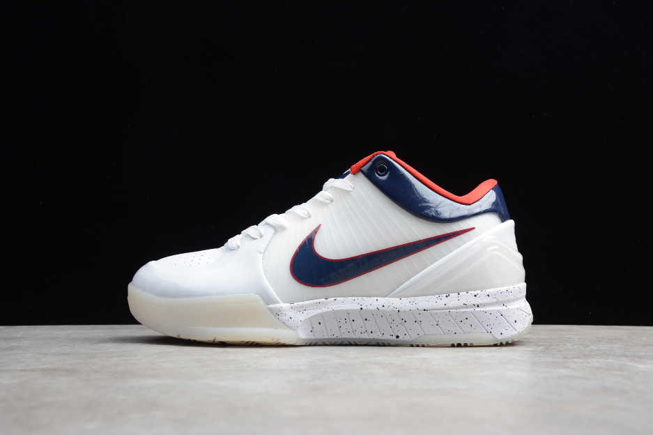 Undefeated X NK Kobe 4 Protro White Dark Blue Orange