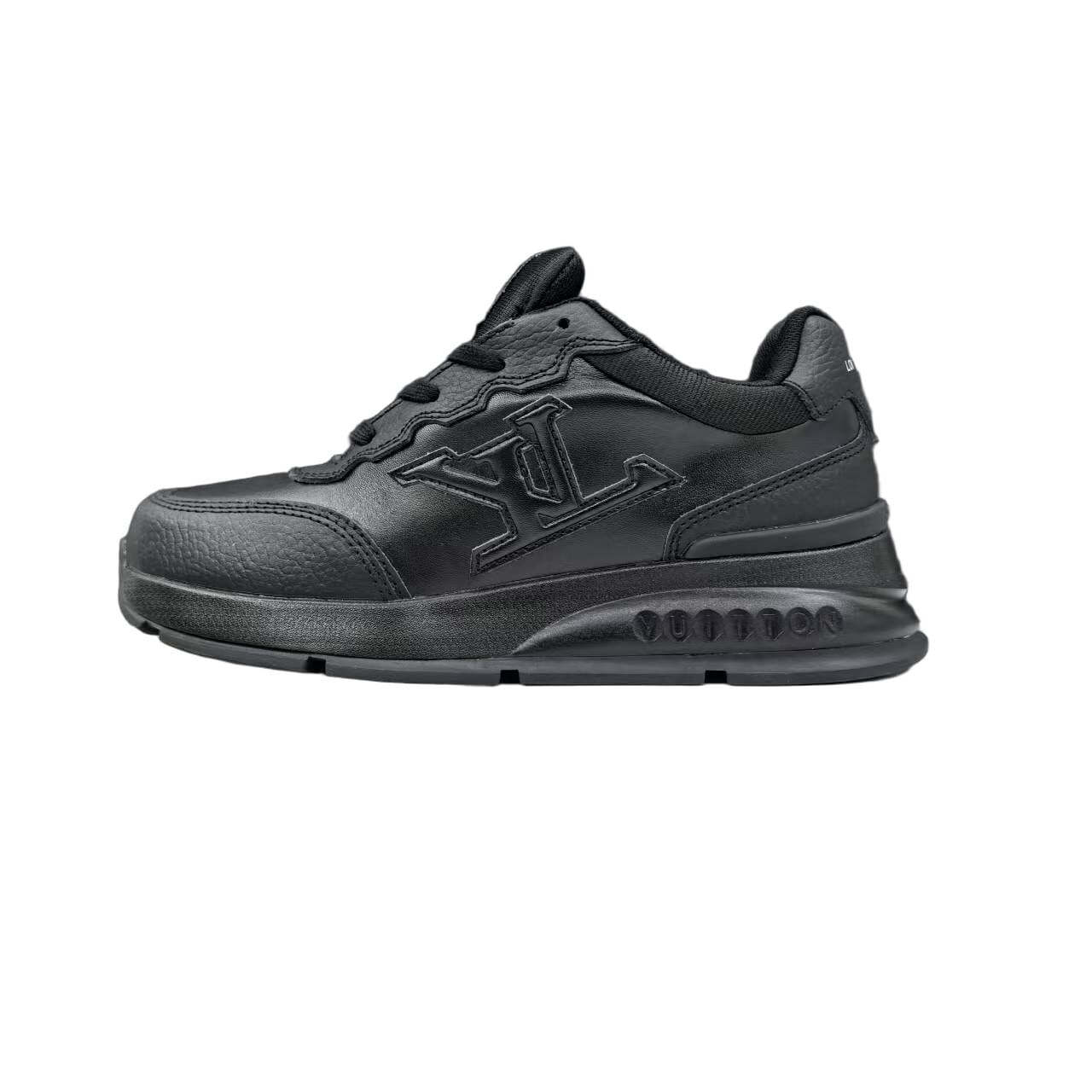Luxury Lou Paris Classic Trainers Black Shoes Sneakers