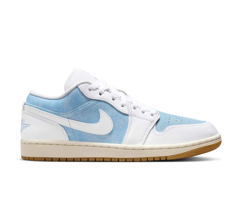 Air Jordan 1 Low Worn Blue Shoes Sneakers