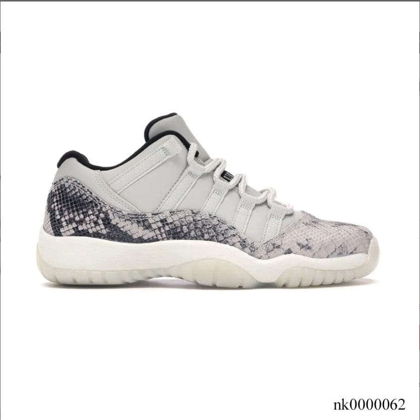 Air Jordan 11 Low Snake Light Bone Shoes Sneakers