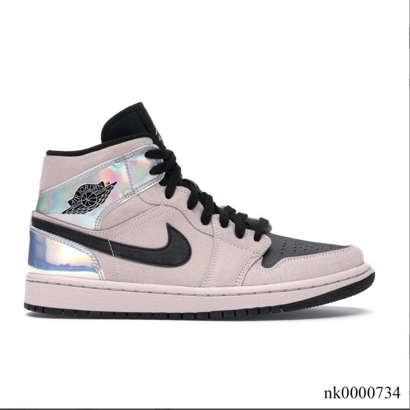 Air Jordan 1 Mid Dirty Powder Iridescent (W) Shoes Sneakers