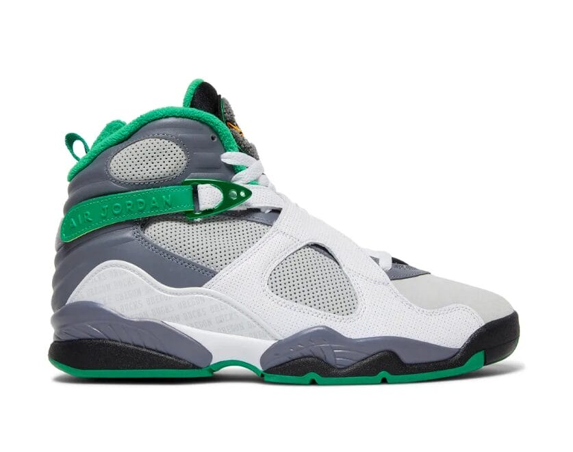 Air Jordan 8 Oregon PE Pure Platinum Shoes Sneakers