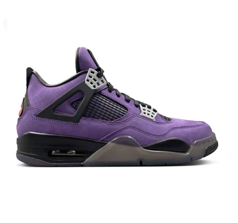 Travis Scott x AJ 4 F&F Dynasty Purple Shoes Sneakers