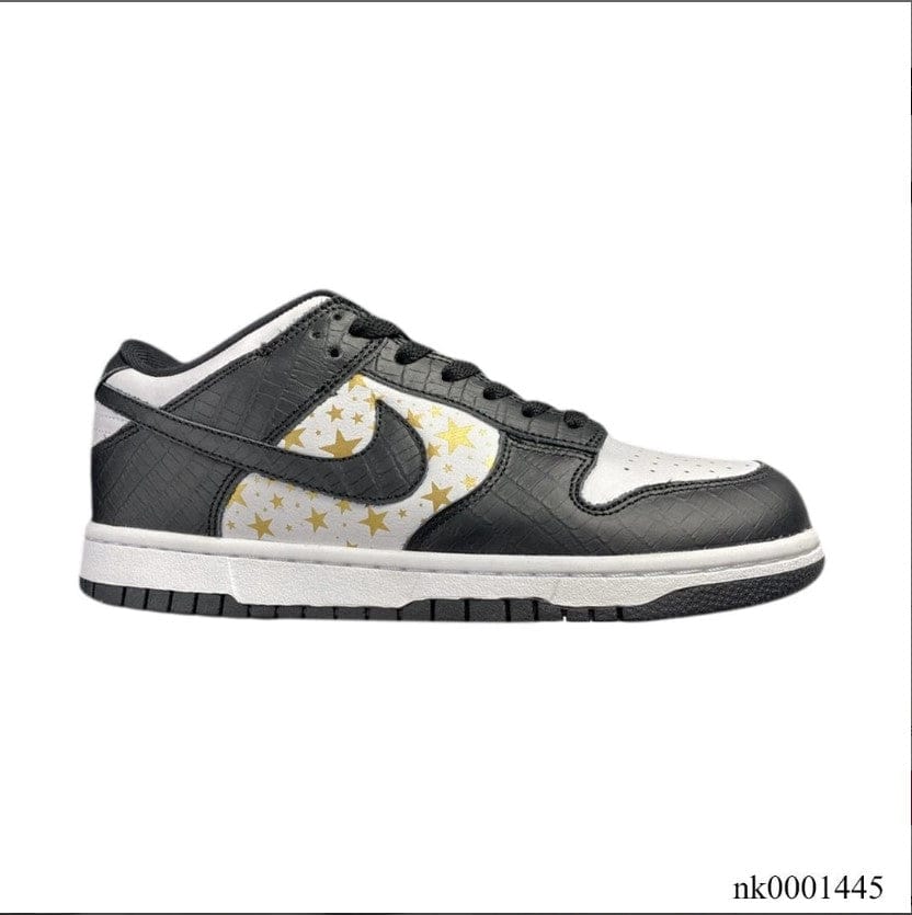SB Dunk Low Stars Black x Supreme Shoes