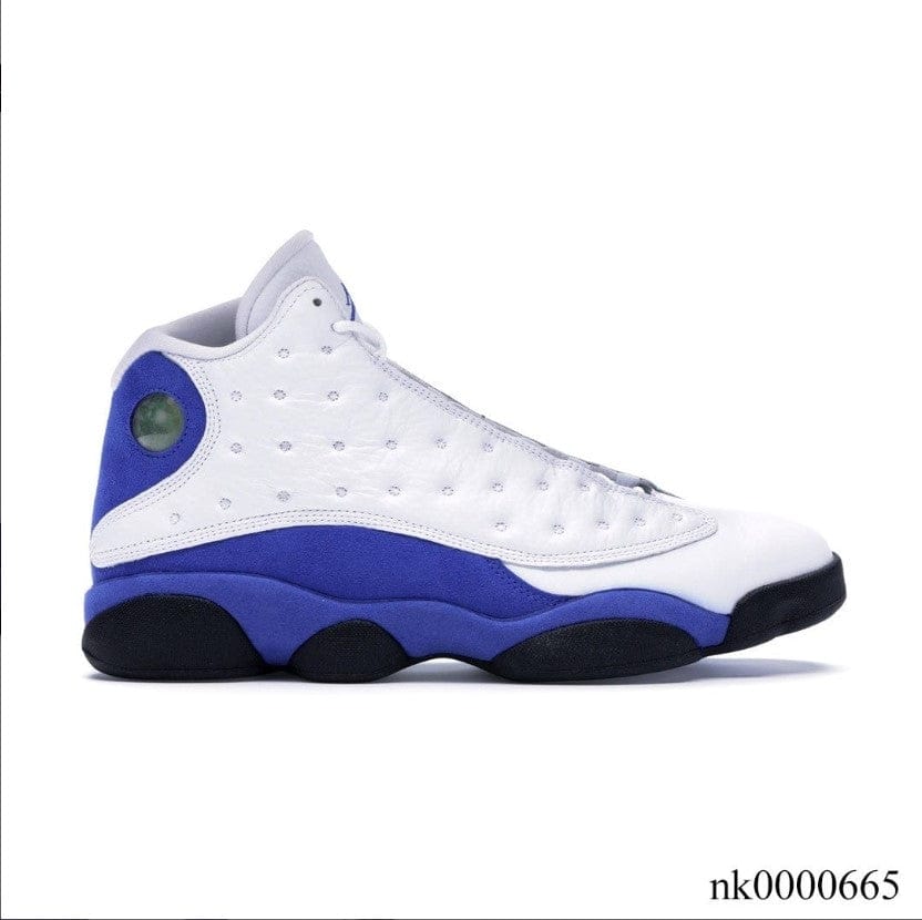 Air Jordan 13 Retro White Hyper Royal Black Shoes Sneakers
