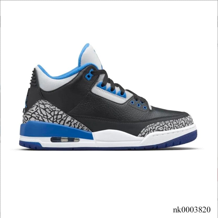Air Jordan 3 Sport Blue Shoes Sneakers – nk0003820