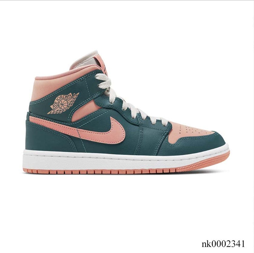Air Jordan 1 Mid Dark Teal Green Shoes Sneakers