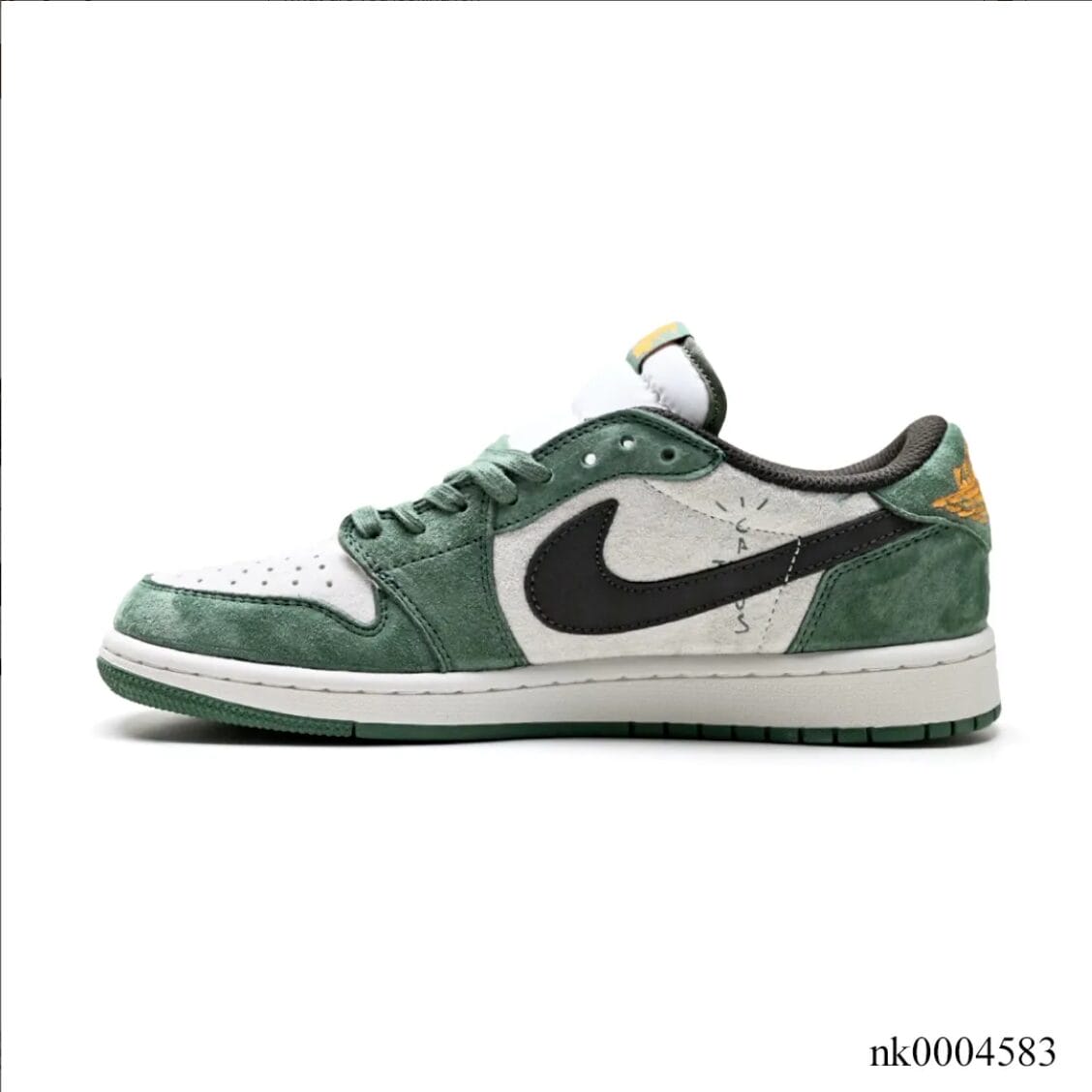Travis Scott x Air Jordan 1 Low OG SP Green Velvet Shoes Sneakers