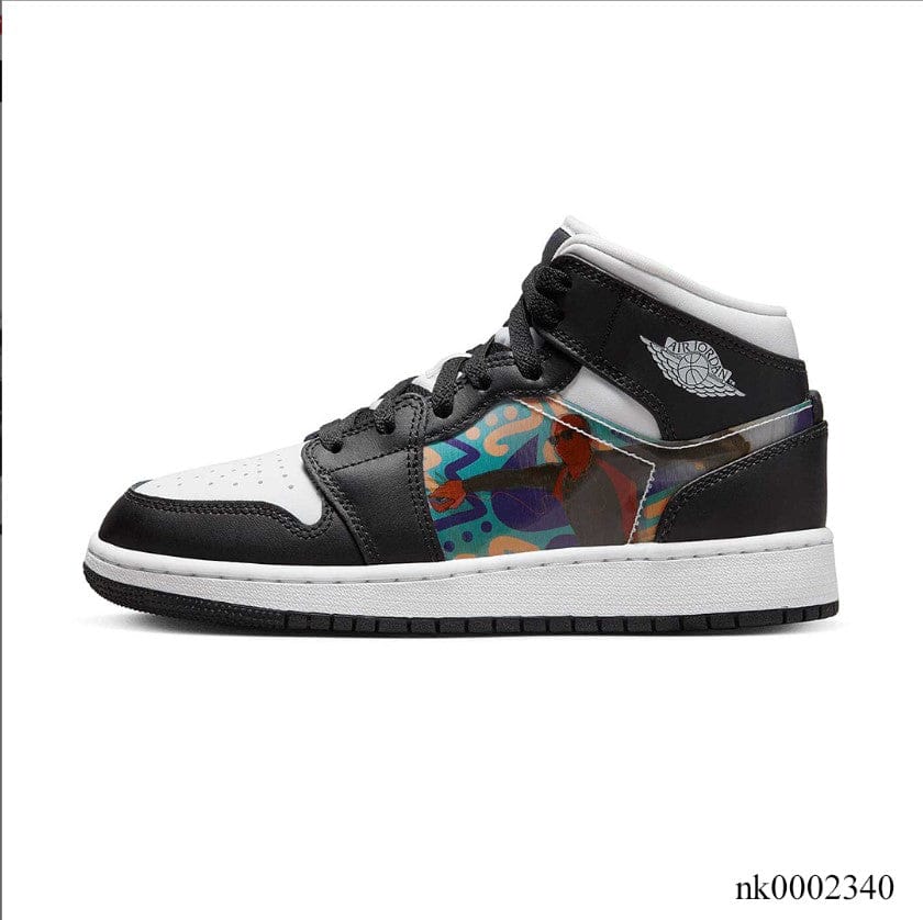 Air Jordan 1 Mid Hologram Shoes Sneakers