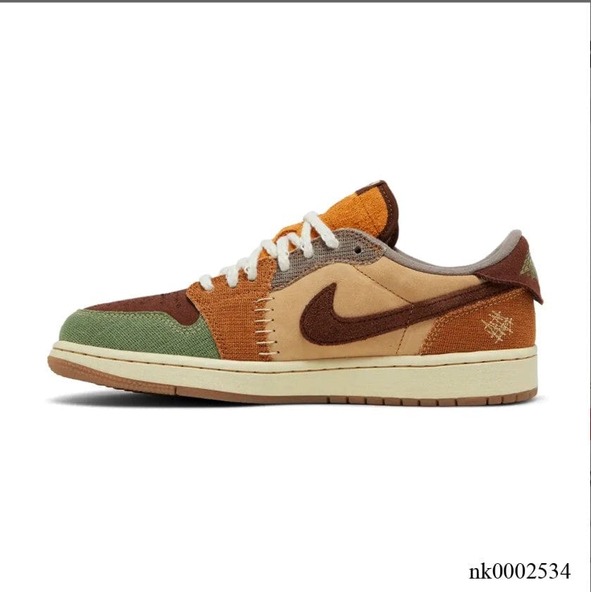 Zion Williamson x Air Jordan 1 Low OG Voodoo Shoes Sneakers