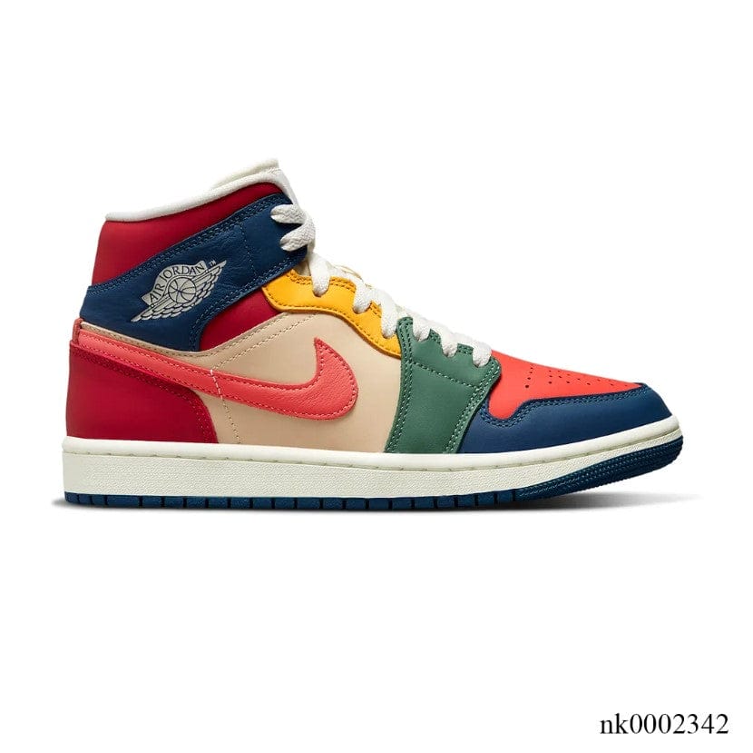 Air Jordan 1 Mid SE Multi Color Shoes Sneakers