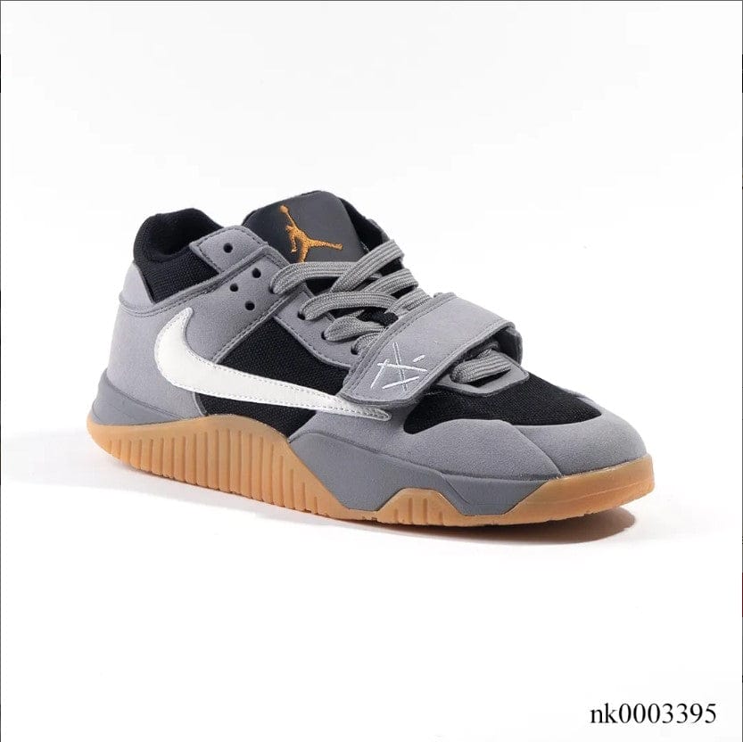 Travis Scott x Jumpman Jack Grey Black Gum Shoes Sneakers