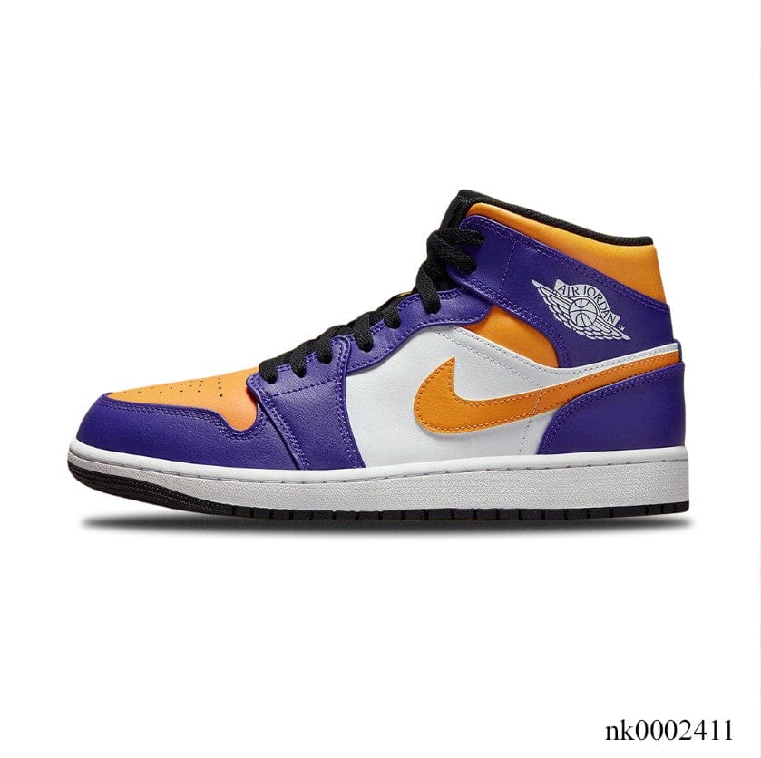 Air Jordan 1 Mid Lakers Shoes Sneakers