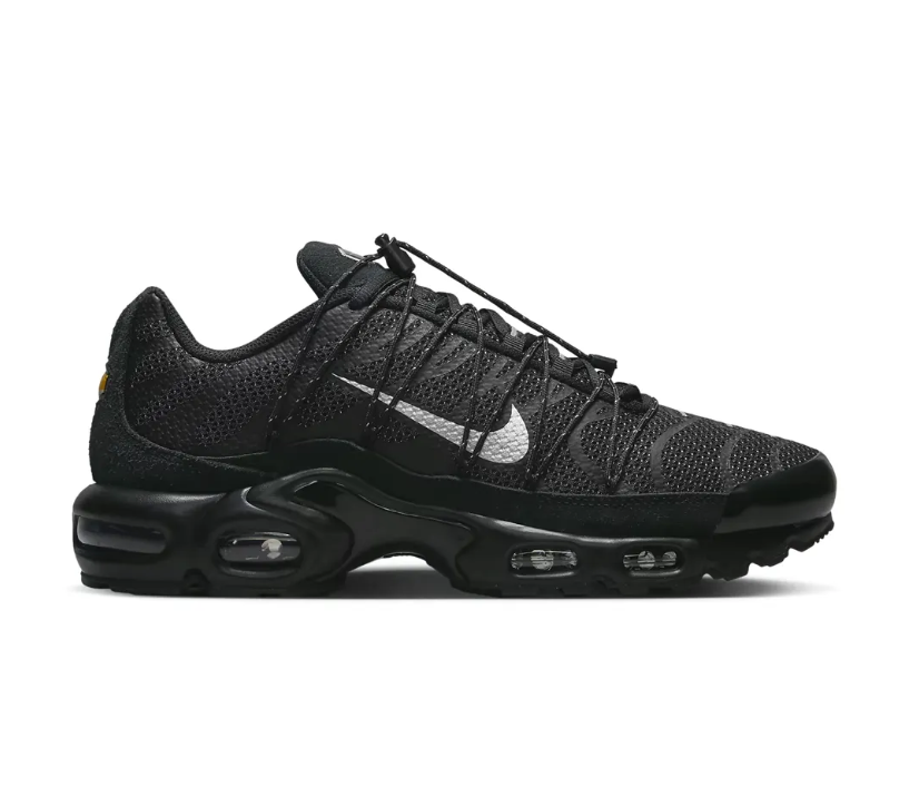 Air Max Plus Utility Black Metallic Silver Shoes Sneakers