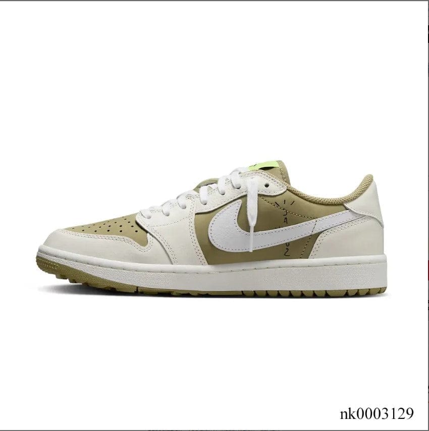 Travis Scott x AJ 1 Low Golf Neutral Olive Shoes Sneakers