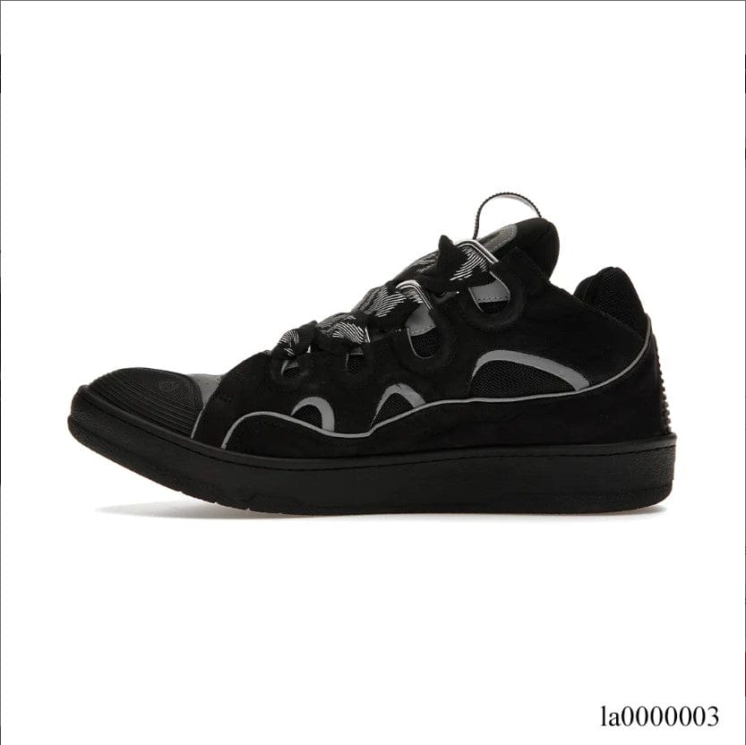 Lanvin Curb Sneaker Black Grey Shoes Sneakers